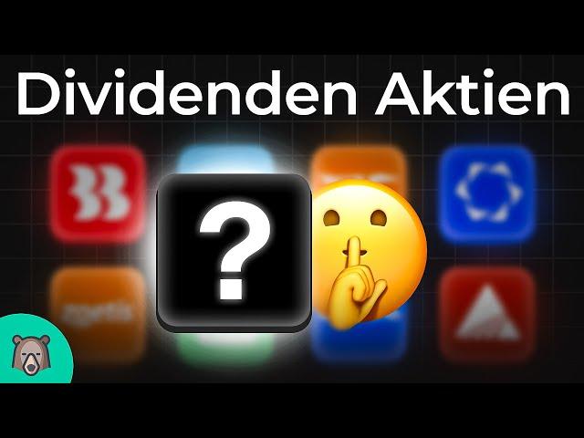 Top 9 DIVIDENDEN Aktien - die NIEMAND kennt!