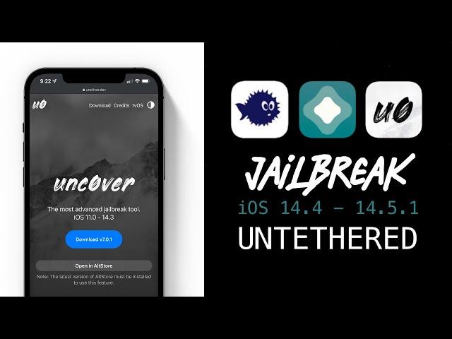 OFFICIAL Jailbreak Untethered iOS 14.4 - 14.5.1 unc0ver / Fugu14 / AltStore