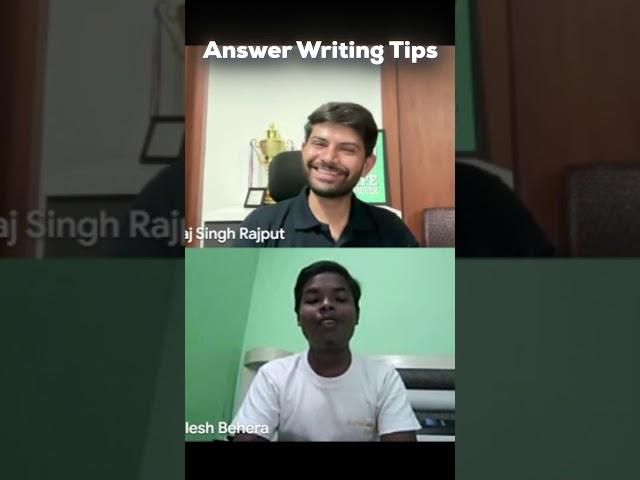 Answer Writing Tips By Topper| Digraj Singh Rajput | #topper #sst #shorts
