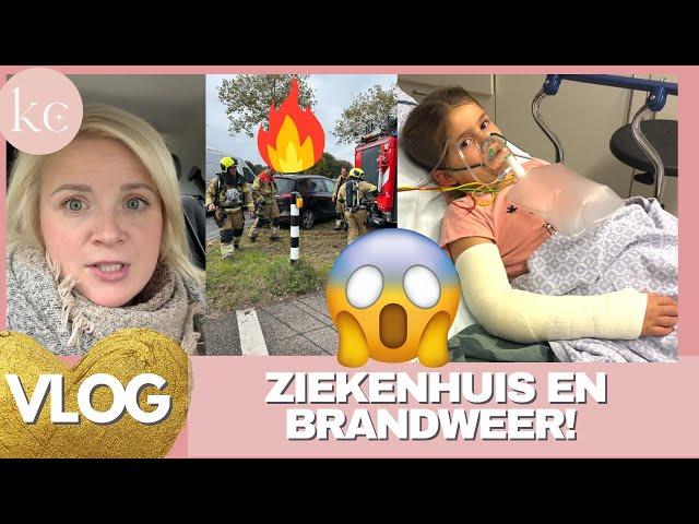 SCHRIKKEN! ZIEKENHUIS & BRANDWEER bellen! Een pech week! VLOG | Kellycaresse Momlife & Mindset