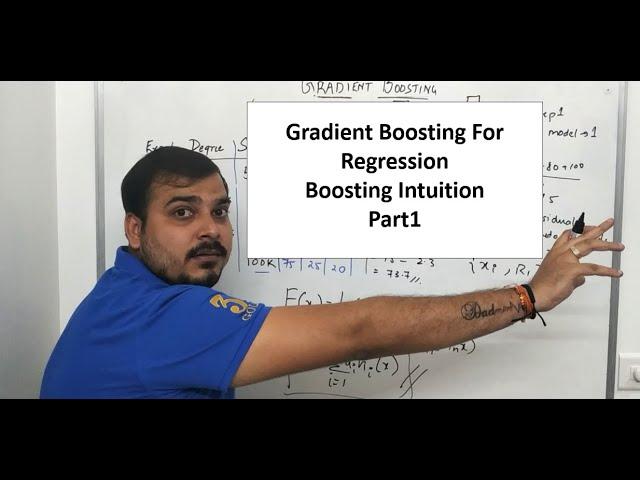 Gradient Boosting In Depth Intuition- Part 1 Machine Learning