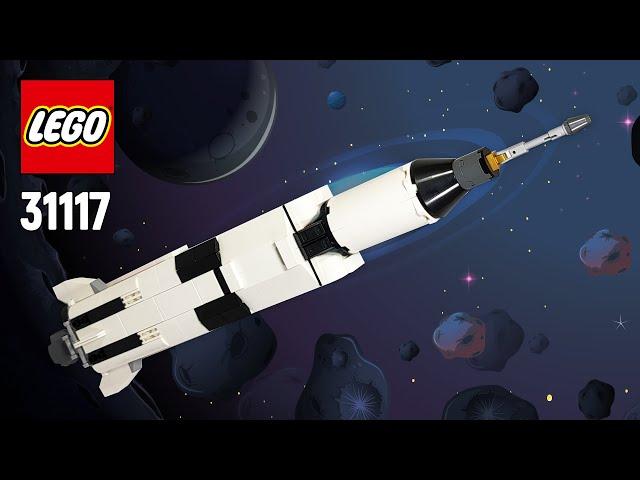 Rocket (31117) from Space Shuttle Adventure | Speed Build | Rainbow LEGO Build