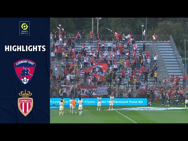 CLERMONT FOOT 63 - AS MONACO (1 - 3) - Highlights - (CF63 - ASM) / 2021-2022