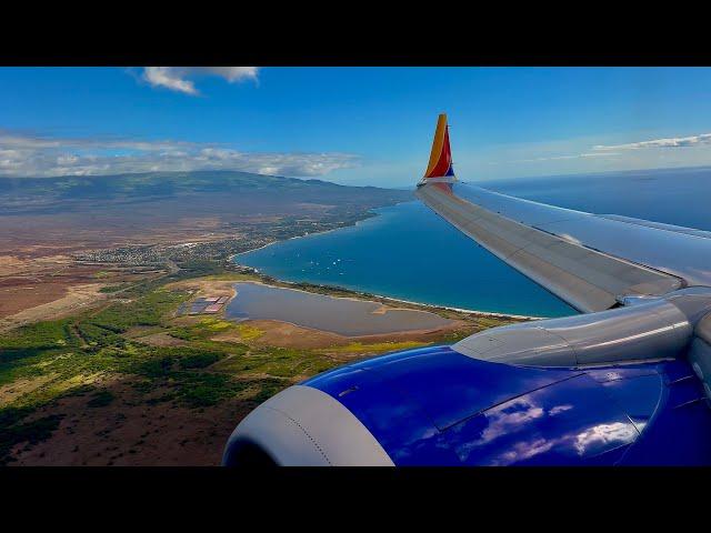 [4K] – Full Flight – Southwest Airlines – Boeing 737-8 Max – KOA-OGG – N8747Q – WN2261 – IFS 987