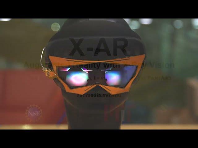 X-AR du MIT casque réalité augmentée avec Rayon X