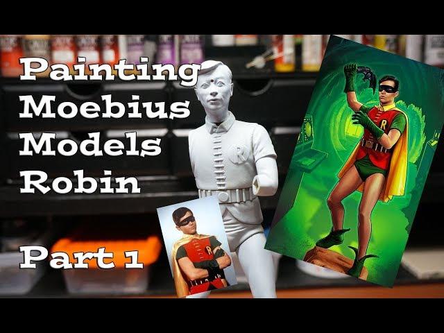 Painting Robin - Batman Moebius Models Kit Part 1