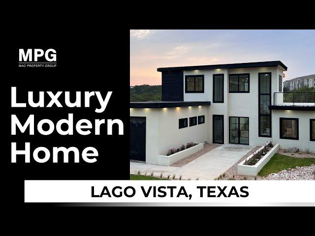 Modern Concrete Luxury New Construction Home | 4 Bedrooms | 3.5 Baths | Lago Vista TX