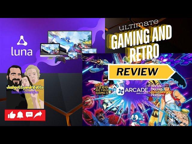 Ultimate Gaming and Retro Review! Amazon Luna and Antstream. Are they worth it?