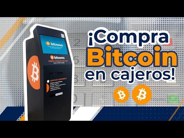  Compra bitcoin con efectivo en cajero automático Bitnovo 