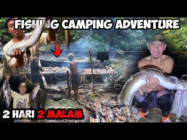 Heavy RAIN During Fishing Camping Adventure Exploring the Wilderness of Hulu Sungai