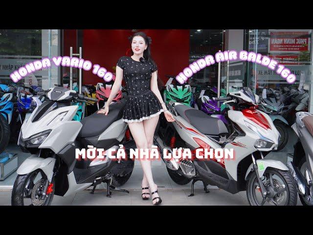 HONDA VARIO 160 & AIR BLADE 160, 2 phiên bản siêu phẩm của 2 dòng đang HOT #honda #xuhuong #xemay