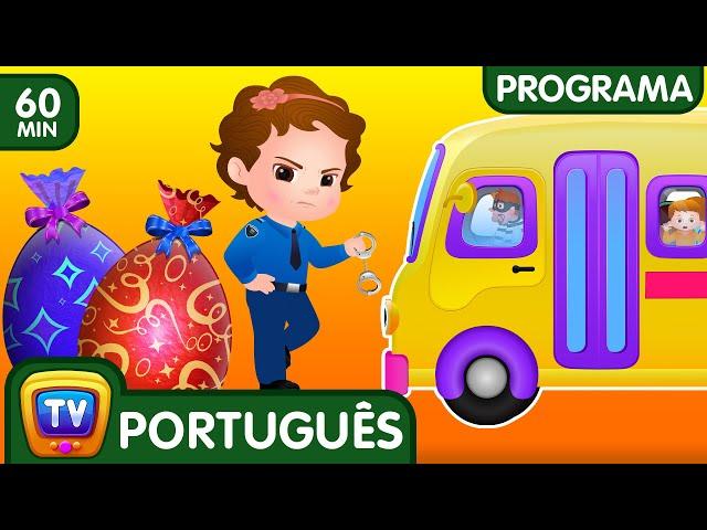 Salvando a van escolar (Coleção) | Ep. 10 | ChuChu TV Ovos Surpresa da Polícia