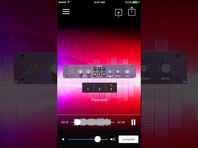 AudioMaster - Instant Audio Mastering on iPhone