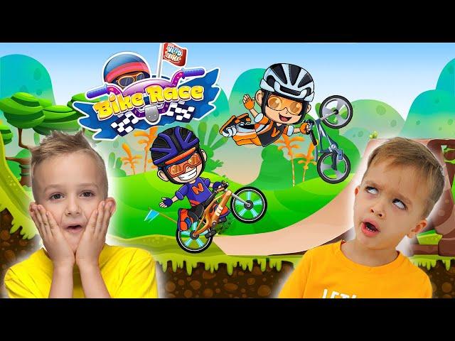 Vlad and Niki exploring a new hobby - bmx bikes