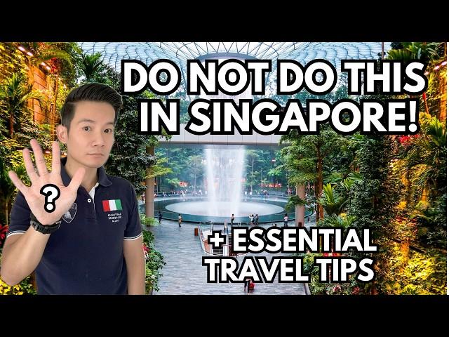 Singapore Beginner Travel Guide 2024 - MUST watch before you visit! #singaporetravelguide