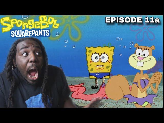 SANDY JACKED SPONGEBOB TILL HIS ARMS BUST!! | SpongeBob ( Season 1 , Episode 11a )