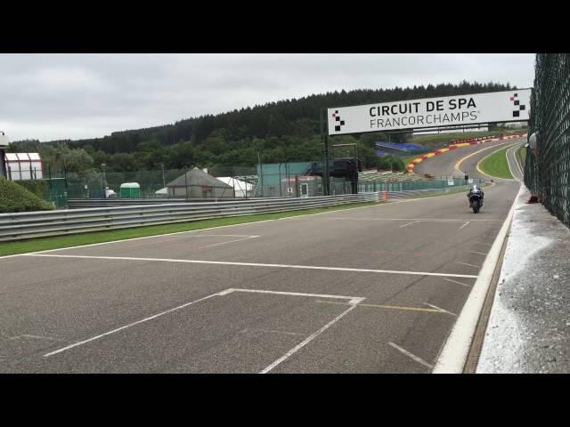 Motorcycle flyby, Eau Rouge Circuit de Spa-Francorchamps