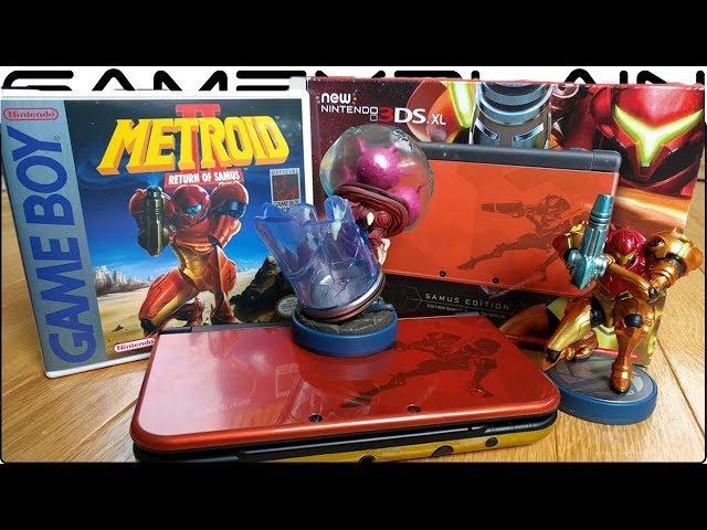 Samus Edition New 3DS XL UNBOXING + New Metroid amiibo + Samus Returns Special Edition