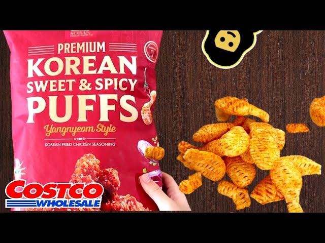  Soban Korean Sweet & Spicy Puffs Yangnyeom Style - Costco Product Review