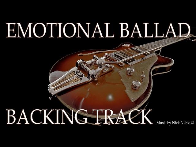 Sad Mellow Instrumental Guitar Ballad Backing Track