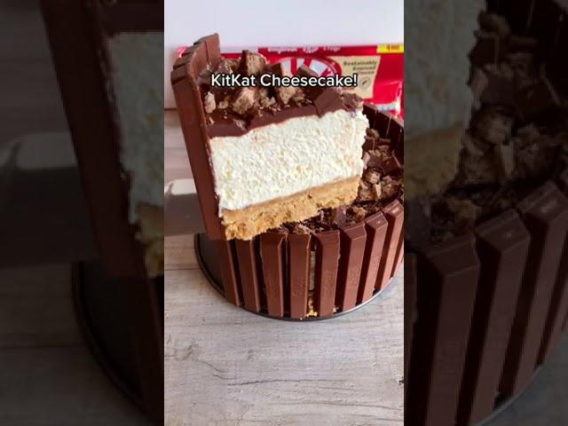 Would You Try This KitKat Cake? *SUPER SATHESFYING*/ @FitwaffleKitchen