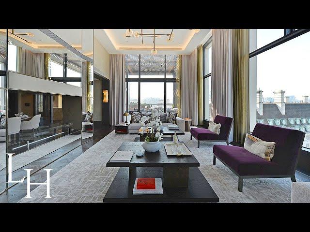 Touring a £17,000,000 London Penthouse in Belvedere Gardens, Southbank Place