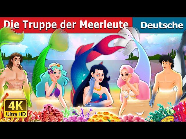 Die Truppe der Meerleute | The Mermaid's Squad in German | Deutsche Märchen | German Fairy Tales