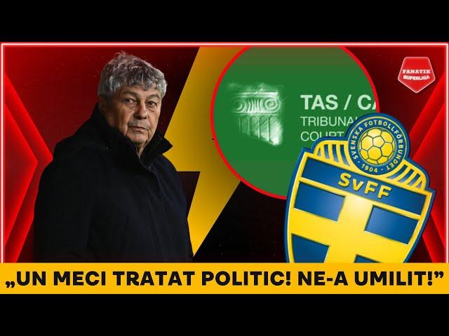 Mircea Lucescu A RABUFNIT IN DIRECT dupa decizia UEFA! „Suedia CERSESTE! N-AI VOIE!”