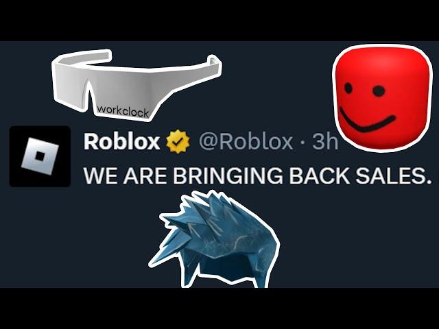 ROBLOX SALES ARE BACK!!!