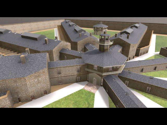 Eastern State Penitentiary Time-lapse Construction: 1830s to Present