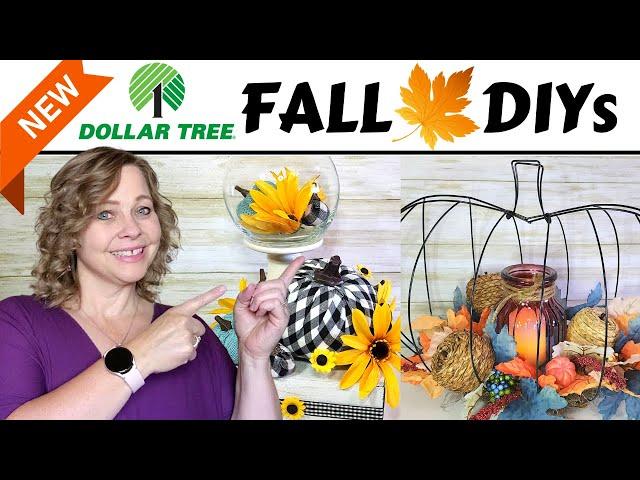 STUNNING Dollar Tree FALL DIYs - High End Table Decor - Autumn Centerpieces