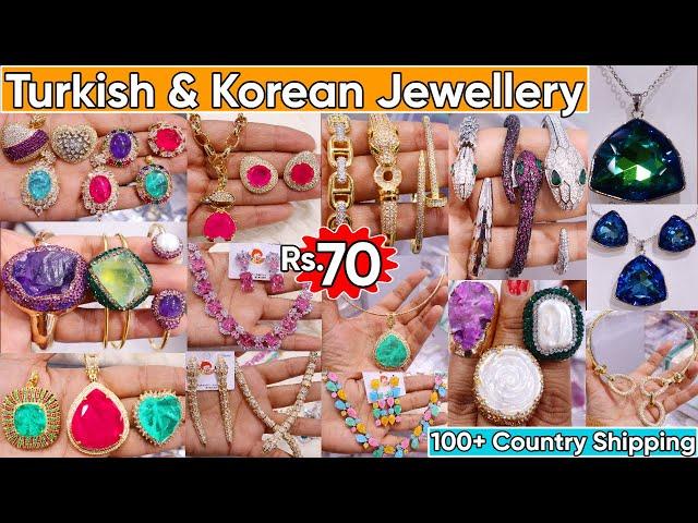 Exclusive Turkish & Korean Jewellery Collection 2024 | Premium Quality Fashion Jewellery in India