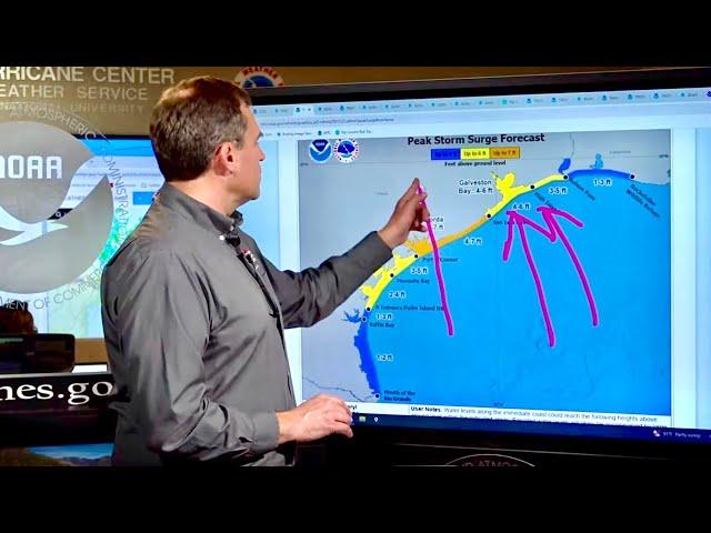 Afternoon Update on Tropical Storm Beryl from NHC in Miami, FL (July  7, 2024)