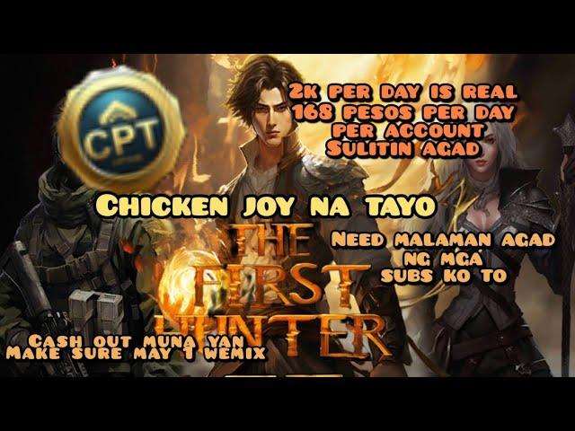 The first hunter - cashout solid 2k per day talaga new free to play to earn