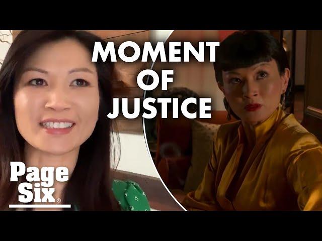 ‘Hollywood’ star Michelle Krusiec fights back tears over ‘moment of justice’ | Page Six News