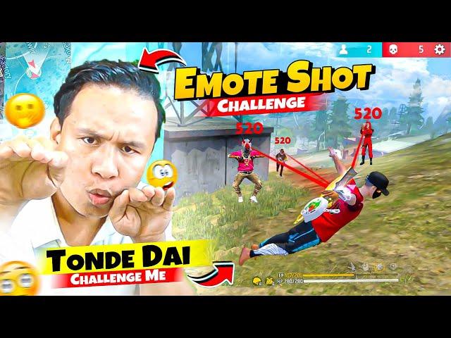 Only Emote Shot Kill Challenge By Tonde Gamer  Free Fire
