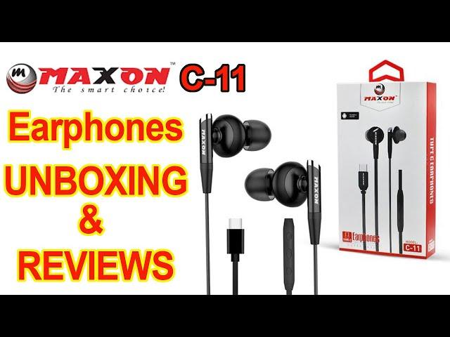 Maxon C-11 Best Earphones in Pakistan Unboxing & Reviews #unboxing #maxon #earphone #shorts