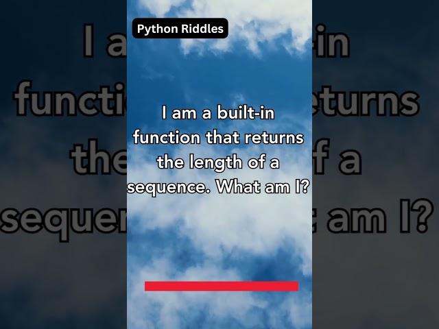 Python Riddle || Part-10 || I'M MIZAN #python #riddle #coding #shorts