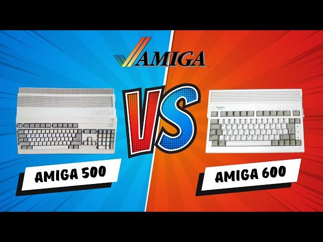 What are the differences between an Amiga 500 and Amiga 600?