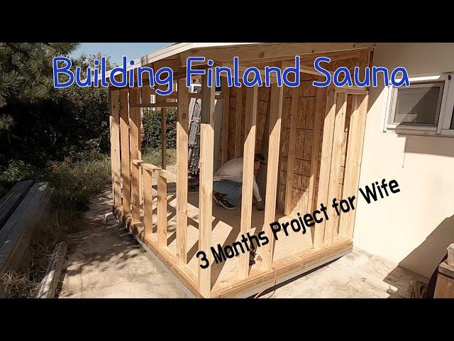 Building Finland Sauna (3 months project)