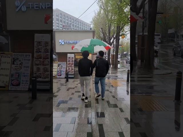 대형 우산 하나 장만했어요