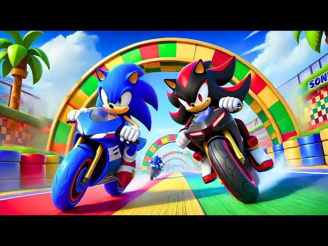 SONIC x SHADOW GENERATIONS: The Ultimate Motor Race? | Funny Story | Sonic The Hedgehog 3 Animation