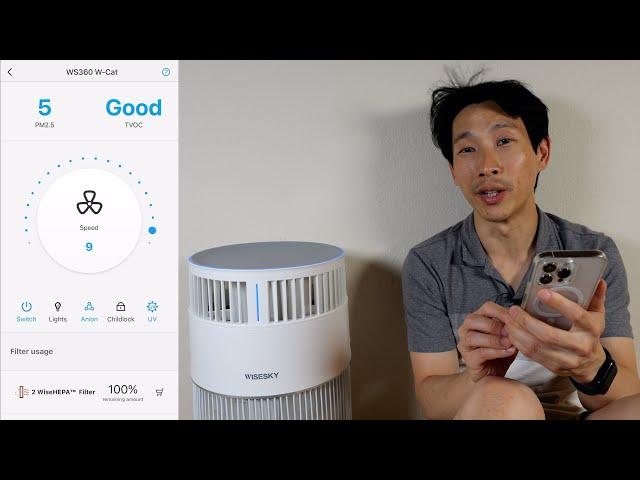 Air Purifier made for CATS! Wisesky vs. Dyson Comparison