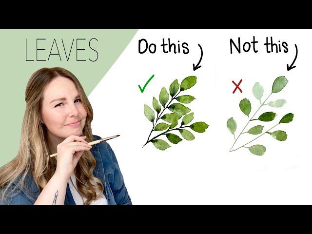 Do's And Don'ts Of Painting Watercolour Leaves