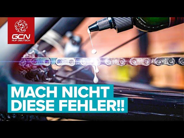 Die 5 größten Fehler mit Schmiermitteln fürs Fahrrad