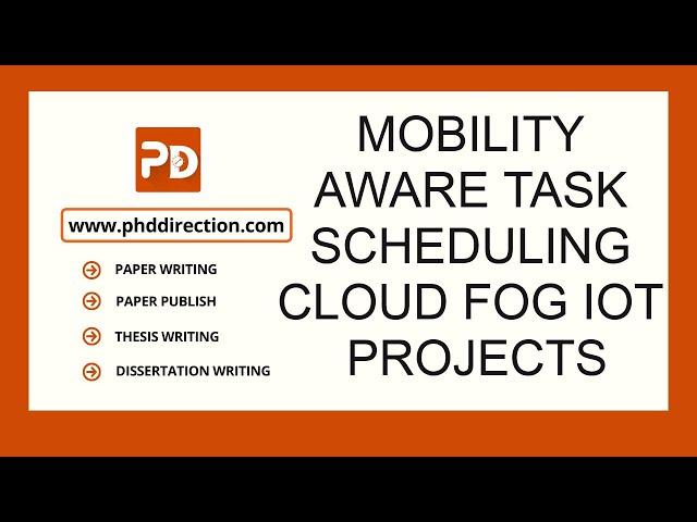 Mobility Aware Task Scheduling Cloud Fog IoT Projects | Ifogsim Tutorial