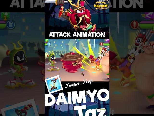 ATTACK ANIMATION I Daimyo Taz | Looney Tunes World of Mayhem #looneytuneswom #gaming