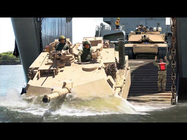 How the World's Heaviest Tank Lands on Beach Without Sinking