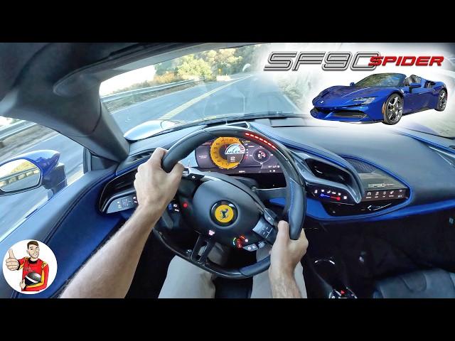 The Ferrari SF90 Spider is Seductively Fast + Smooth (POV Drive Review)