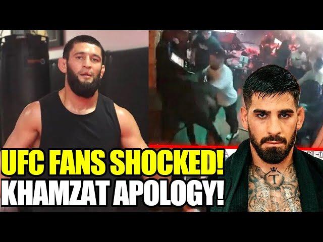 Khamzat GETS APOLOGY after UFC champ wants to AVOID fist fight with him, Ilia Topuria REACTS